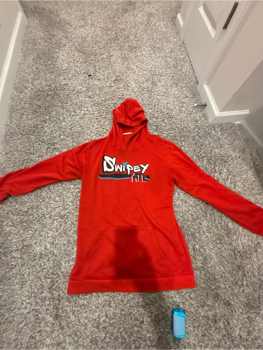 Swipey ATL Orange hoodie money sign
